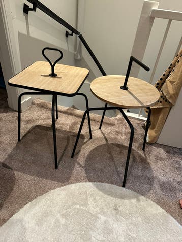 2 Bijzettafels - GRATIS af te halen