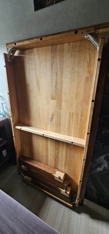 Salontafel massief hout 130x71.5x50 Gratis af te halen