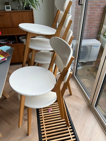 6x Made keukenstoelen gratis op te halen