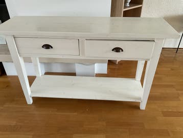 Vintage wandtafel in offwhite