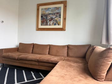 Comfortabele hoekbank