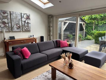 hoek bankstel met hocker