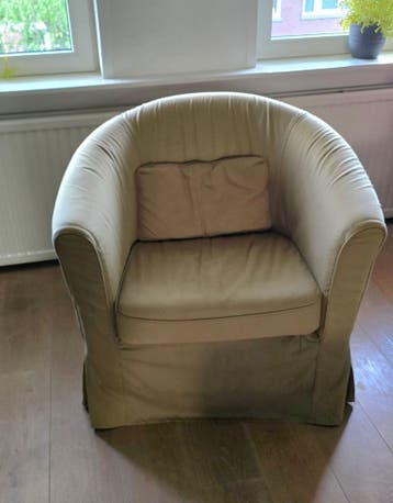 Gratis af te halen: 2 IKEA TULLSTA fauteuils – olijfgroen