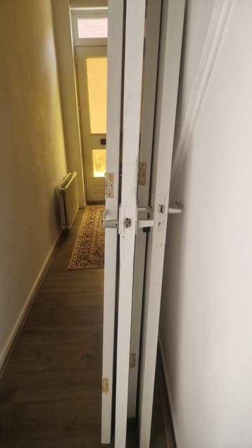 4 gebruikte opdekdeuren wit
