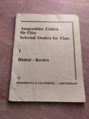 Etudes voor Dwarsfluit deel I en II - Bántai-Kovács