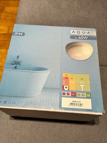 AQUA Badkamerplafondlamp - Nieuw in Doos
