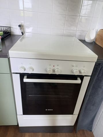 Bosch Vrijstaand Gasfornuis met Oven - Wit