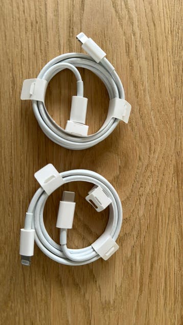 Apple Lightning naar USB-C kabel (2 stuks)