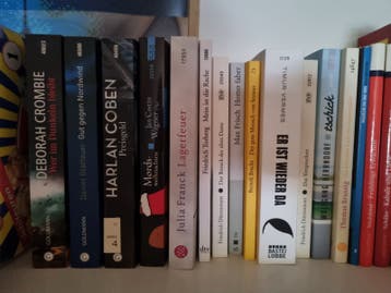 Diverse boeken: thrillers, romans en meer