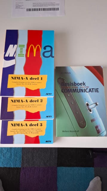 NIMA-A Leergang (deel 1, 2, 3) & Basisboek Communicatie