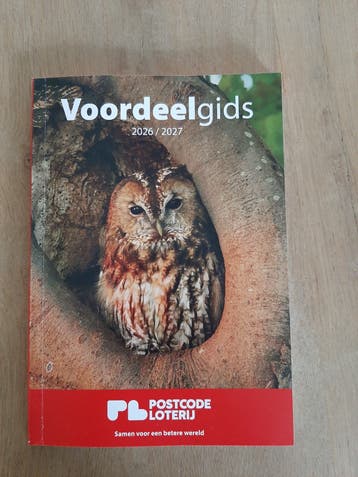 Postcode Loterij Voordeelgids 2026/2027