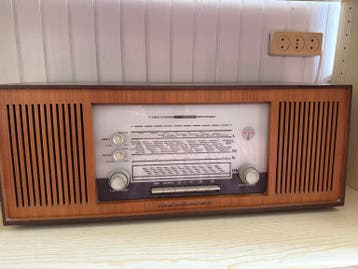 Vintage Stereo Radio - Prachtig Houten Design