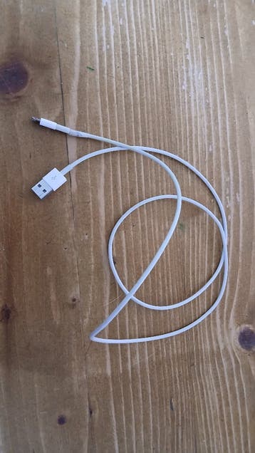 Kabel wit USB naar lightning