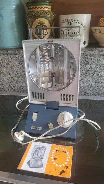 Philips Hoogtezon KL 7050 - Vintage Zonnebank met Timer