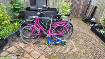 Gratis 2x Omafietsen 1x Spacescooter