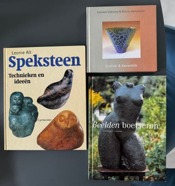 3x Gratis ophalen! Speksteen, boetseren en keramiek.