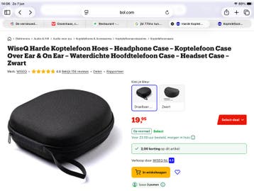 Case voor koptelefoon