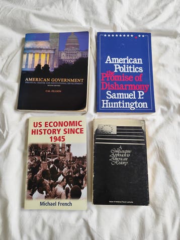 Books on American history and politics