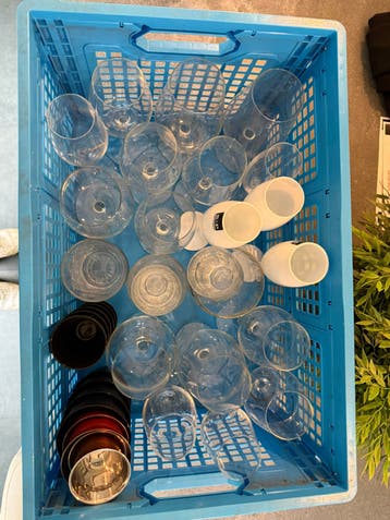 Gratis glaswerk en servies