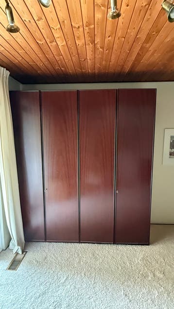 Complete slaapkamerinrichting: bed, kasten, dressoir