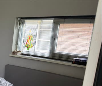 Gratis Jaloezieën 158 cm breed 80 hoog, goed verduisterend