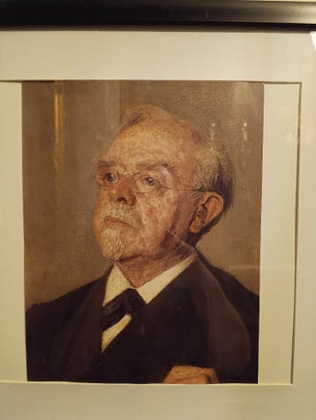 Lijst met prent van August Allebé