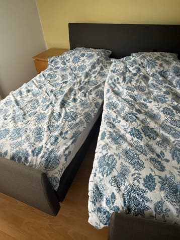 Tweepersoonsbed verstelbaar MOET WEG!  pullman