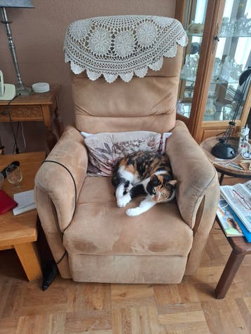Comfortabele fauteuil met relaxfunctie