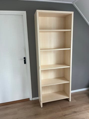 Houten boekenkast met 5 planken (74,5x201x33 cm)