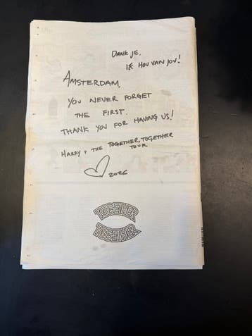 Harry Styles advertentie Het Parool