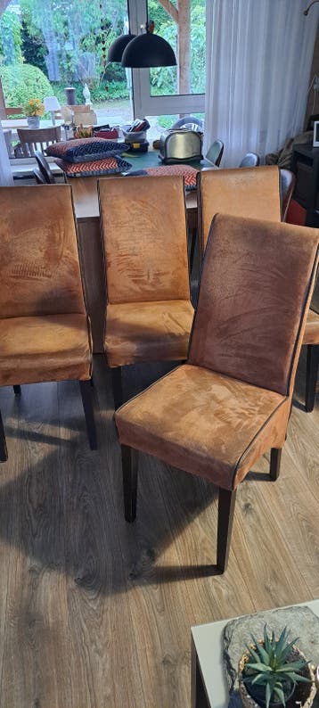 4 eetkamerstoelen : gratis