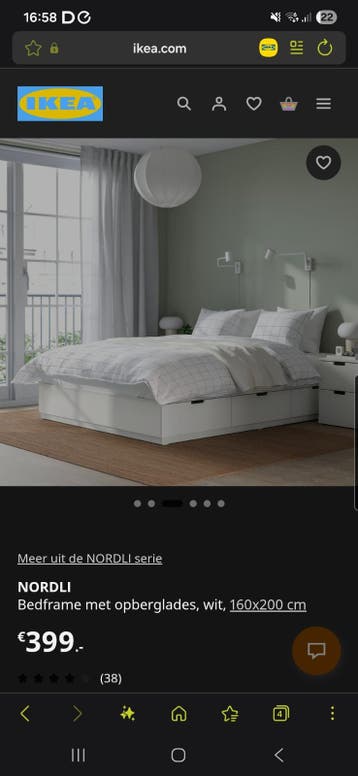 NORDLI Ikea bed