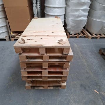 Langwerpige houten pallets 170x75cm brandhout