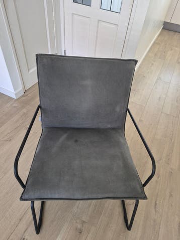 Grijze fauteuil GRATIS OPHALEN