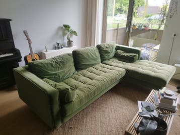 3-zits bankstel met chaise longue