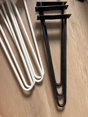 Hairpin poten zwart 3x
