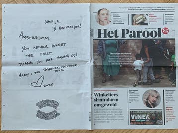 Het Parool Advertentie Harry Styles