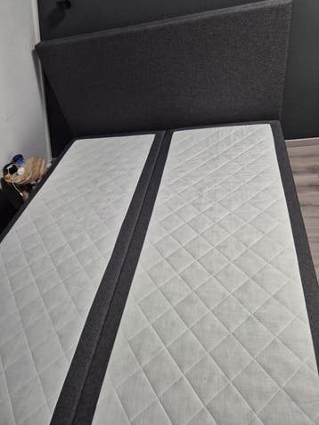 Boxspring onderstel 160x200 cm - Grijs