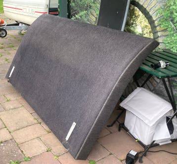 Hoofdbord voor tweepersoons boxspring bed 160 cm breed