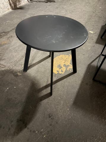 Bijzettafel zwart tuin