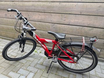 ALDO Kinderfiets 24 inch - Rood gratis af te halen