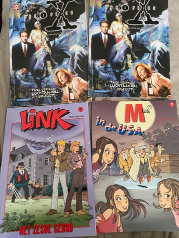 4 stripboeken