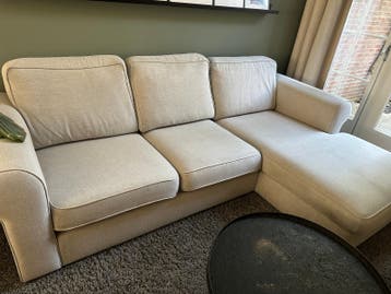 GRATIS Beige Hoekbank