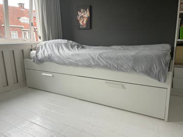 IKEA 1 persoonsbed wit GRATIS