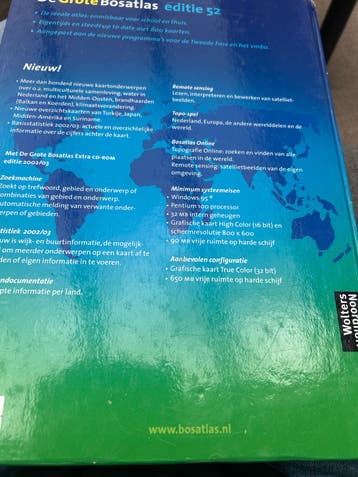 De Grote Bosatlas Editie 52. Bijna gratis