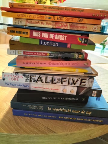 Gratis stapel boeken op te halen!