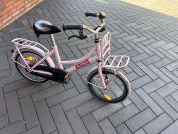 Alpina Cargo kinderfiets 16 inch - Roze