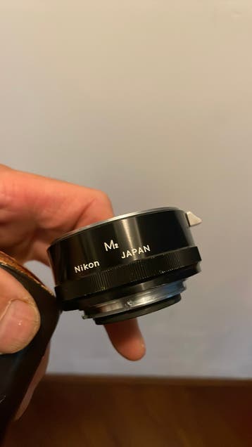 Gratis Tussenringen nikon m2, k3,k4 en k5 plus etui
