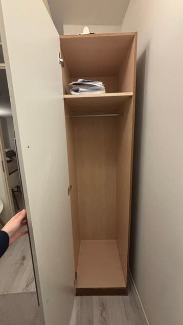 Kledinkast - Hoogte 206 cm, Diepte 61 cm, Breedte 50 cm