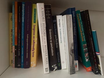 Diverse studieboeken: Docent geschiedenis